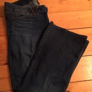 Torrid dark blue bootcut/flare jeans. Size 20.